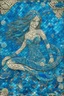 Placeholder: A beautiful blue mermaid kingdom designed in ancient Roman mosaics