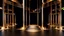 Placeholder: a 3d fractal stage structre made of metallic color 3d structures, pertty artistc background,dynamic lights