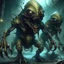 Placeholder: страшные инопланетные чудовища во весь рост