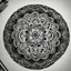 Placeholder: Mandala art black and white