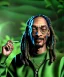 Placeholder: Snoop Dogg, smoking pot, jungle background, hyper realistic