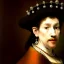 Placeholder: portrait of a queen Rembrandt style