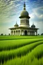 Placeholder: Masjid megah di sawah