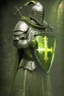 Placeholder: crusader holy light olive green dark medieval TambsTV knight