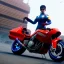 Placeholder: fullbody Drawing of 'kaneda's bike from sci-fi movie akira',intricate detail,andrea bonelli,Kilian Eng,Ohrai,evan lee,Aleksandr Sidelnikov,three quarters frontal aerial view,toned colors,16k