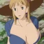 Placeholder: Anime girl, sexy, blue eyes, big boobs, big ass, plump ass, plump boobs, beautiful face, show cleavage, fine-face, perfect face, full body in frame,