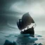 Placeholder: Vikings sailing on an iceberg in a storm, deviantart, Photorealistic, polychromatic, geometric, filmic, complex, Photography, Nikon D850, HDR, 64 megapixels, IMAX, 8k resolution