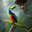Placeholder: fantasy toucan detail, award winning photography, intricate details, 8k