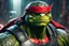 Placeholder: Angry Rafael in 8k live anime artstyle, Turtles, red custom, TMNT them , dynamic pose, intricate details, highly detailed, high details, detailed portrait, masterpiece,ultra detailed, ultra quality