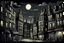 Placeholder: city scape old dark cartoon