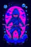 Placeholder: Cosmic anime ninja