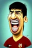 Placeholder: cartoonLuis Suarez Footballer