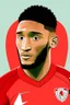 Placeholder: Joe Gomez English football player r ,cartoon 2d