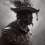 Placeholder: Insanely detailed photograph of an “portrait of a D&D Echo knight ” with worn Sombrero, handsome charo, mustachioed clear face and hyperdetailed painting by Ismail Inceoglu Huang Guangjian and Dan Witz CGSociety ZBrush Central fantasy art album cover art,8K, hdr, mysterious, ominous, cigar smoke, brave