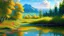 Placeholder: Paint, Impressionist, Beautiful Calm Nature,