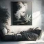 Placeholder: Design an artwork that showcases the pleasure and relaxation derived from indulging in hash and weed, using elements like soft textures, hazy atmospheres, and gentle curves to evoke a sense of tranquility and bliss.