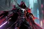 Placeholder: Spawn in 8k solo leveling shadow drawing style, close picture, rain, neon lights, intricate details, highly detailed, high details, detailed portrait, masterpiece,ultra detailed, ultra quality