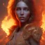 Placeholder: portrait of samantha prince set in fire, cinematic lighting, photorealistic, ornate, intricate, realistic, detailed, volumetric light and shadow, hyper HD, octane render, unreal engine insanely detailed and intricate, hypermaximalist, elegant, ornate, hyper-realistic, super detailed --v 4