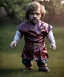 Placeholder: Tyrion Lannister toddler, full body, soft skin, dramatic lighting, hyper realistic