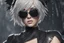 Placeholder: Hot 2B with sunglasses in 8k nier automata artstyle, blind them, 2B Custom, blindfold, close picture, rain, fantasy world, intricate details, highly detailed, high details, detailed portrait, masterpiece,ultra detailed, ultra quality