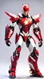 Placeholder: The flash robot with red and white color schemes, in the style of fairy academia, hard-edge style, agfa vista, dynamic pose, oshare kei, hurufiyya, rtx, close picture, intricate details, highly detailed, high details, detailed portrait, masterpiece,ultra detailed, ultra quality