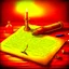 Placeholder: A old parchment scroll laying on wooden desk with a quill and a bottle of ink. Magical. Epic. Dramatic, highly detailed, digital painting, masterpiece