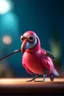 Placeholder: the superhero flamingo wearing googles skiing and talking on phone,shot on Hasselblad h6d-400c, zeiss prime lens, bokeh like f/0.8, tilt-shift lens 8k, high detail, smooth render, down-light, unreal engine, prize winning