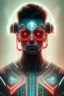 Placeholder: cyberpunk, head, men, portrai, tron