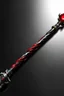 Placeholder: A sorceress evil staff that is a mix colors of red and black crystals and sharp
