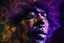 Placeholder: close-up Jimi Hendrix, kinetic lighting, dynamic light patterns, moving lights, immersive illumination, synchronized lighting, LED lighting, concert lighting, theatrical lighting, artistic lighting, dynamic lighting, light show, visual spectacle --ar 3:4 --niji 5