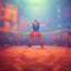 Placeholder: circus, ringleader, Arthur Kulkov, front, handsome, muscular, male, Russian, buff, fantasy, anime, at dawn by atey ghailan, mystical colors, Golden hour, Lisa Frank fantasy