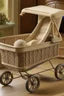 Placeholder: Vintage pram, natural, realistic