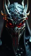 Placeholder: Shao Kahn with mask, mortal kombat 11, highly detailed, hyper-detailed, beautifully color-coded, insane details, intricate details, beautifully color graded, Cinematic, Color Grading, Editorial Photography, Depth of Field, DOF, Tilt Blur, White Balance, 32k, Super-Resolution, Megapixel, ProPhoto RGB, VR, Half rear Lighting, Backlight, non photorealistic rendering