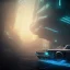 Placeholder: afterlife in the digital void, thriller vibe, 4k, moody cinematic lighting, realistic, highly detailed, blade runner style, blue and purple, highly detailed, conceptual art, volumetric, octane render, unreal engine,