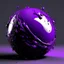 Placeholder: Splashed Sphere in violet