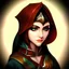 Placeholder: female, cleric, attractive, fantasy, portrait, dramatic lighting, perfect features sharp focus, low key lighting, centered in frame, cleric costume
