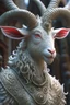 Placeholder: Goat creature , 3d 4k octane render, lifelike, photorealistic, artstation, illustration, smooth, sharp focus, ornate, intricate, complex, highly detailed, digital painting, smooth, art by tom bagshaw, akihiko yosh