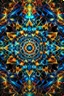 Placeholder: A mesmerizing digital artwork in fractal style, vibrant and abstract, showcasing a kaleidoscope of colors and intricate geometric patterns intertwined with organic shapes. The composition is symmetrical, with a focal point at the center, radiating energy and complexity. The colors range from bold and contrasting to subtle gradients, creating a sense of movement and depth. The image is detailed and precise, capturing the infinite complexity of fractal mathematics. The medium used is digital, allo