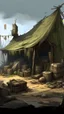 Placeholder: bandit's loot, post-apocalyptic, concept art