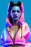 Placeholder: Ultra Realistic image, Rosalía artist, portrait, waist up portrait, long black eye line, sweet face, inflatable hoodie, gold pink and blue style, spray glow make up, led rings piercing, led geometric ornament, fog, hot, inflatable style bubble latex coat, vibrant color, highly detailed, art stations, concept art, smooth, unreal engine 5, god rays, ray tracing, RTX, lumen lighting, ultra detail, volumetric lighting, 3d, finely drawn, high definition, high resolution.