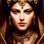 Placeholder: portrait beautiful face queen of Sheba ,busty,medieval metal armor balanciaga fashion clothe painting by gaston bussiere, greg rutkowski, yoji shinkawa, yoshitaka amano, tsutomu nihei, donato giancola, tim hildebrandt, oil on canvas, cinematic composition, extreme detail,fit full head inside picture