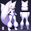 Placeholder:  a fox fursona, well drawn, 8k, high quality, realistic, masterfully drawn, fur, furry, fursona reference sheet, in frame, full body portrait, anthropomorphic, screen for a face, cyberpunk, backlighting, soft coloring, pastel coloring, animal legs