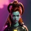 Placeholder: Pretty cyber woman, redhair, sci-fi, rounded face, black, gold, brown, samurai style, simetric, neon style, a lot of led lights, fog, rain, leather coat, vibrant color, highly detailed, art stations, concept art, smooth, unreal engine 5, god rays, ray tracing, RTX, lumen lighting, ultra detail, volumetric lighting, 3d, finely drawn, high definition, high resolution.