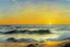 Placeholder: Amazing sunset, sea waves, sand, max liebermann painting