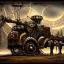 Placeholder: fantasy art steam punk war machine