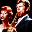 Placeholder: REd-haired Ron howard Is richie from happy days playing A saxophone with his "eyes closed", rock band, embouchure, joanie cunningham