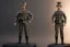 Placeholder: G.I. Joe doll soldier Donald Trump, gun,boots, helm, Trump facial detail, helmet