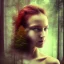 Placeholder: Photo portrait of a woman and beautiful forest, Double exposure, DSLR