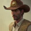 Placeholder: cowboy sherif face hat.intricate detail,.Style, by andrea bonelli,by Jean Baptiste Monge,by Tiziano Sclavi.