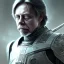 Placeholder: Mark Hamill, armour, intricate details, full body portrait, keep head in frame, slight smile, black Japanese motif, concept art, highly detailed, digital painting, concept art, sharp focus, illustration, art by Yoji Shinkawa, WLOP and greg rutkowski and alphonse mucha and artgerm and yanjun Chen and Junji ito and Makoto Shinkai, HDR, octane render